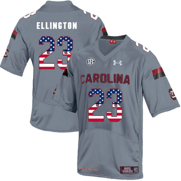 Bruce Ellington South Carolina Gamecocks gray jersey