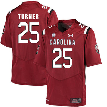 A.J. Turner South Carolina Gamecocks red jersey