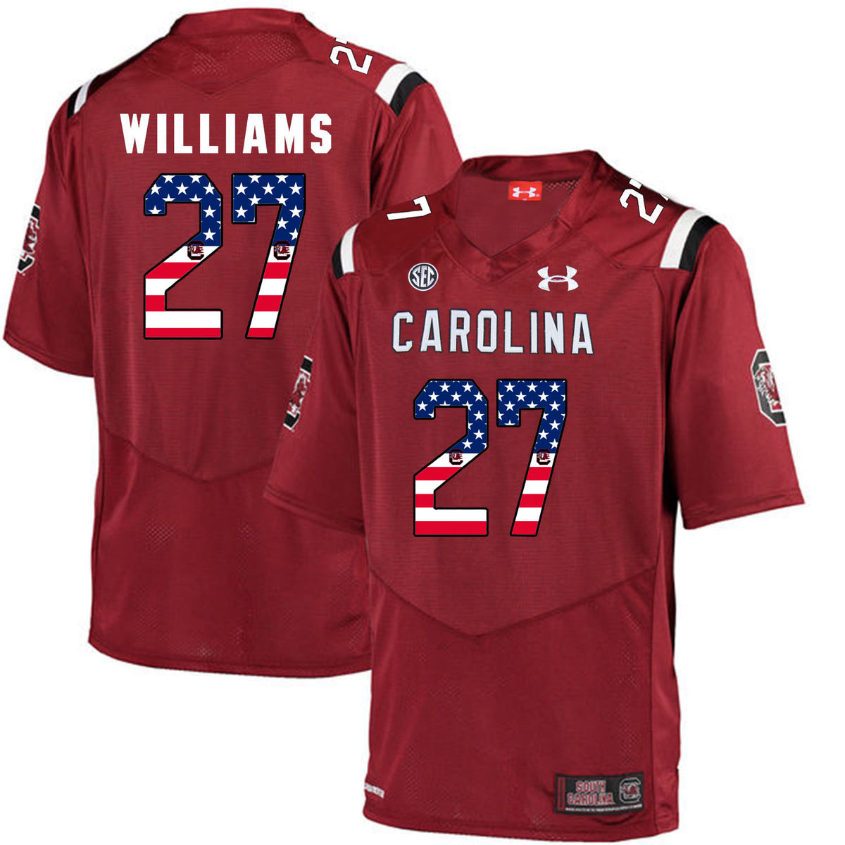Ty'Son Williams South Carolina Gamecocks red jersey
