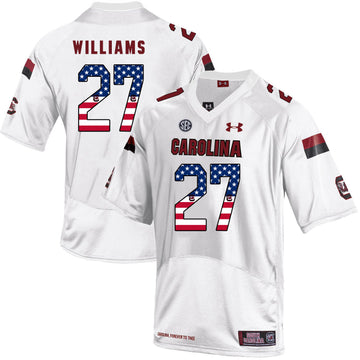 Ty'Son Williams South Carolina Gamecocks white jersey