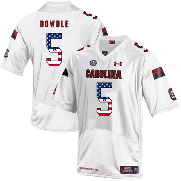 Rico Dowdle South Carolina Gamecocks white jersey