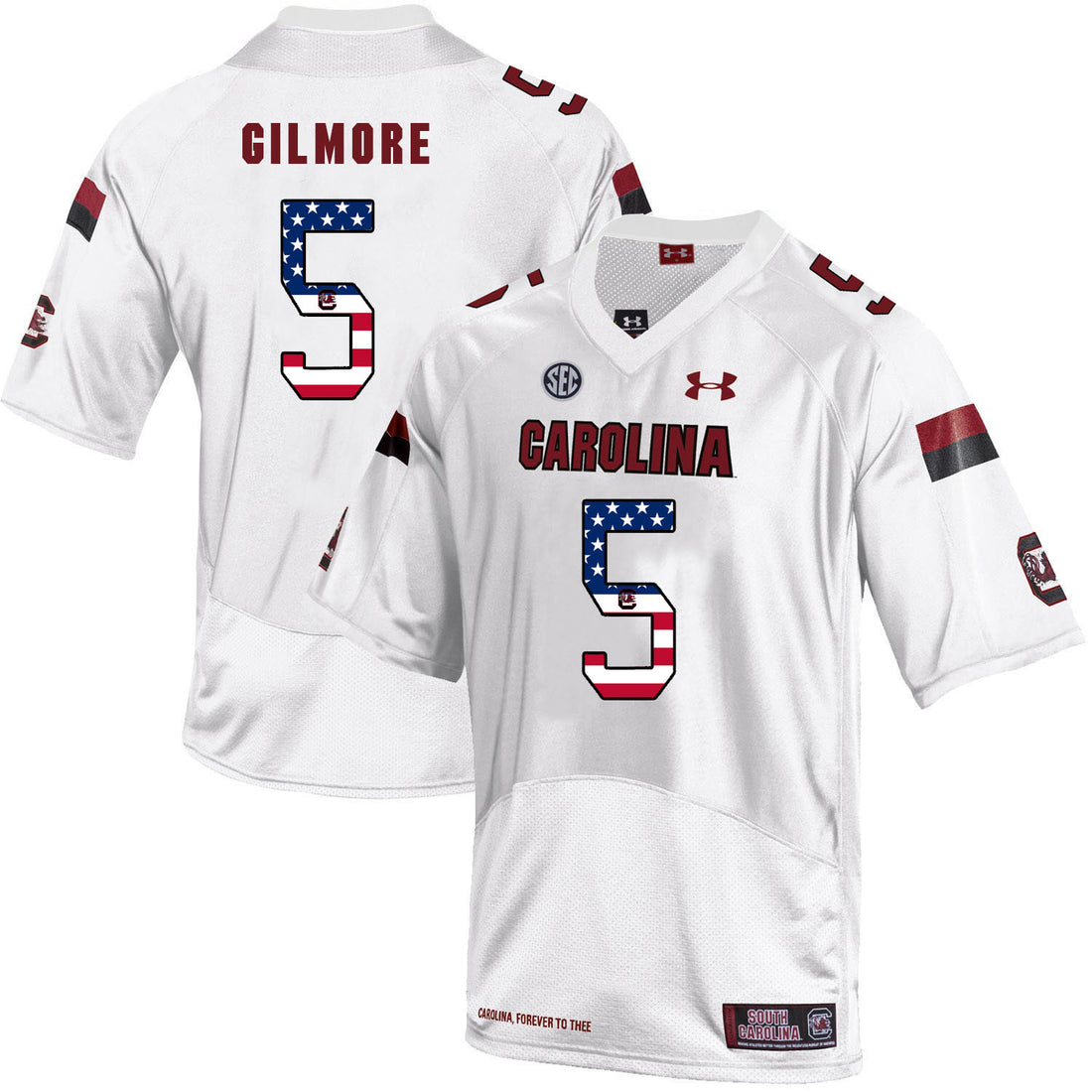Stephon Gilmore South Carolina Gamecocks white jersey