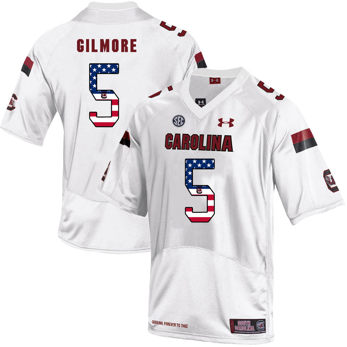 Stephon Gilmore South Carolina Gamecocks white jersey
