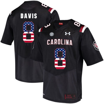 Randrecous Davis South Carolina Gamecocks black jersey