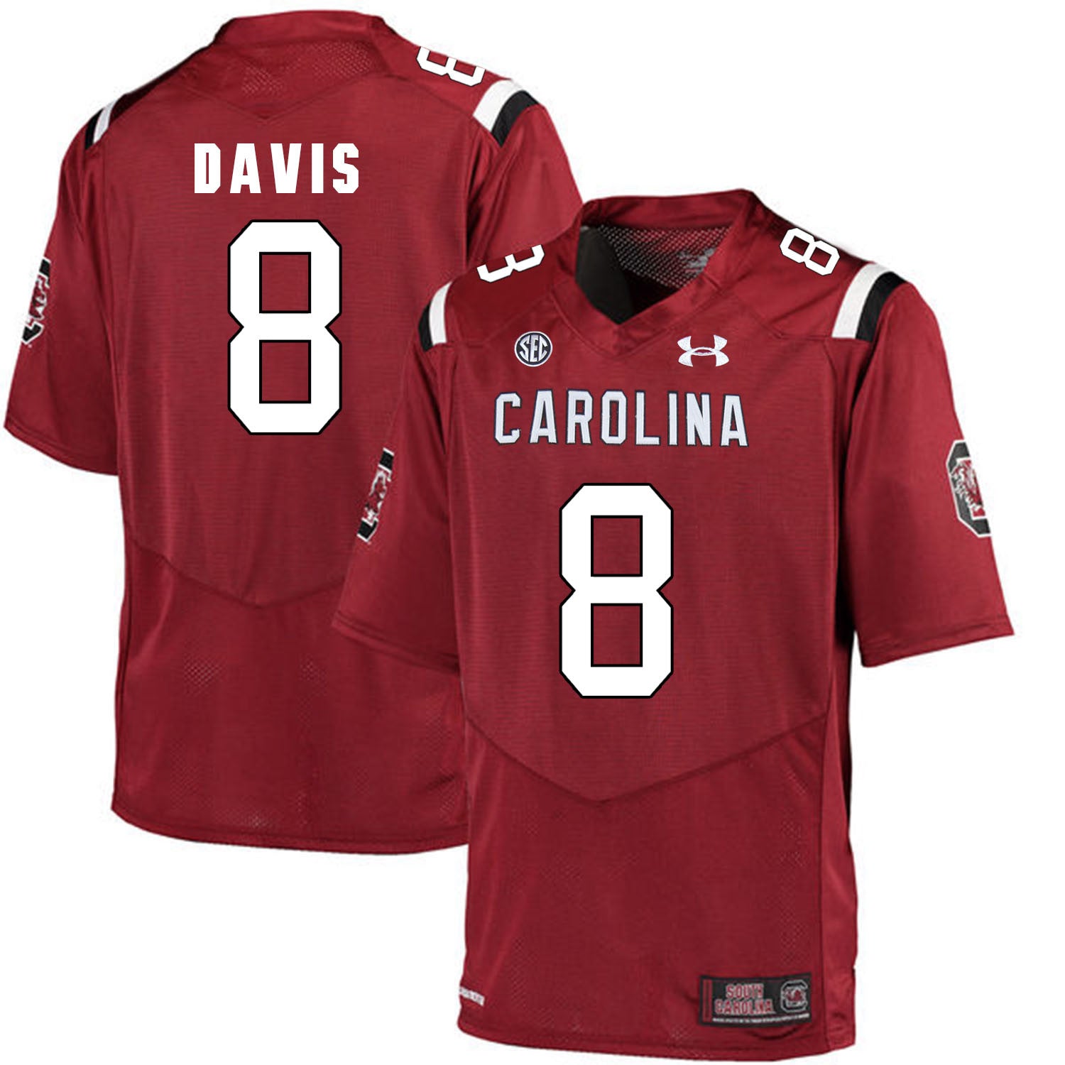 Randrecous Davis South Carolina Gamecocks red jersey