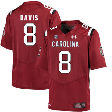 Randrecous Davis South Carolina Gamecocks red jersey