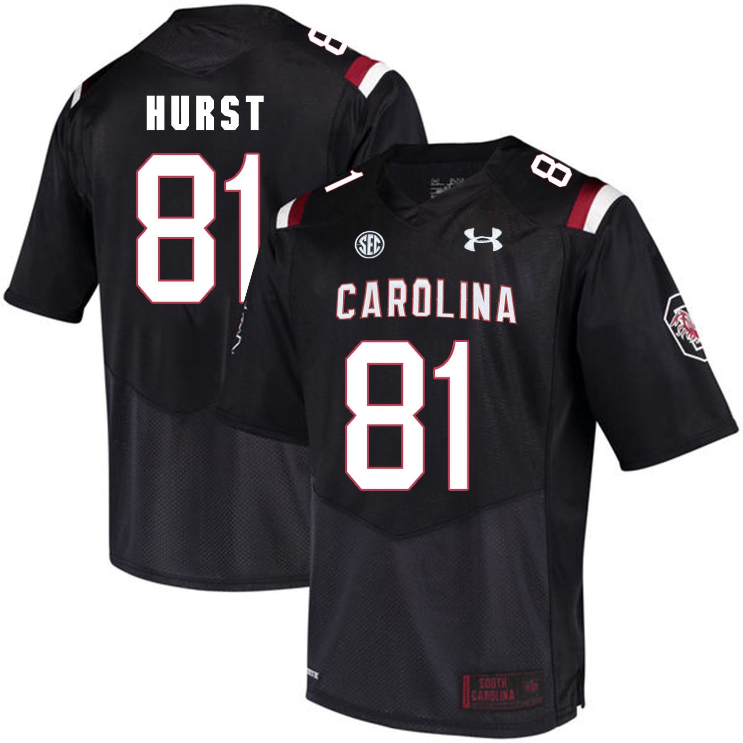 Hayden Hurst South Carolina Gamecocks black jersey
