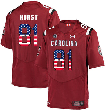 Hayden Hurst South Carolina Gamecocks red jersey