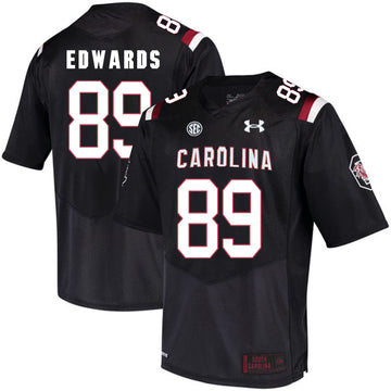 Bryan Edwards South Carolina Gamecocks black jersey