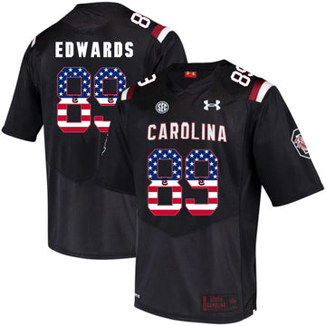 Bryan Edwards South Carolina Gamecocks black jersey