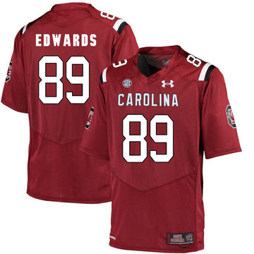Bryan Edwards South Carolina Gamecocks red jersey