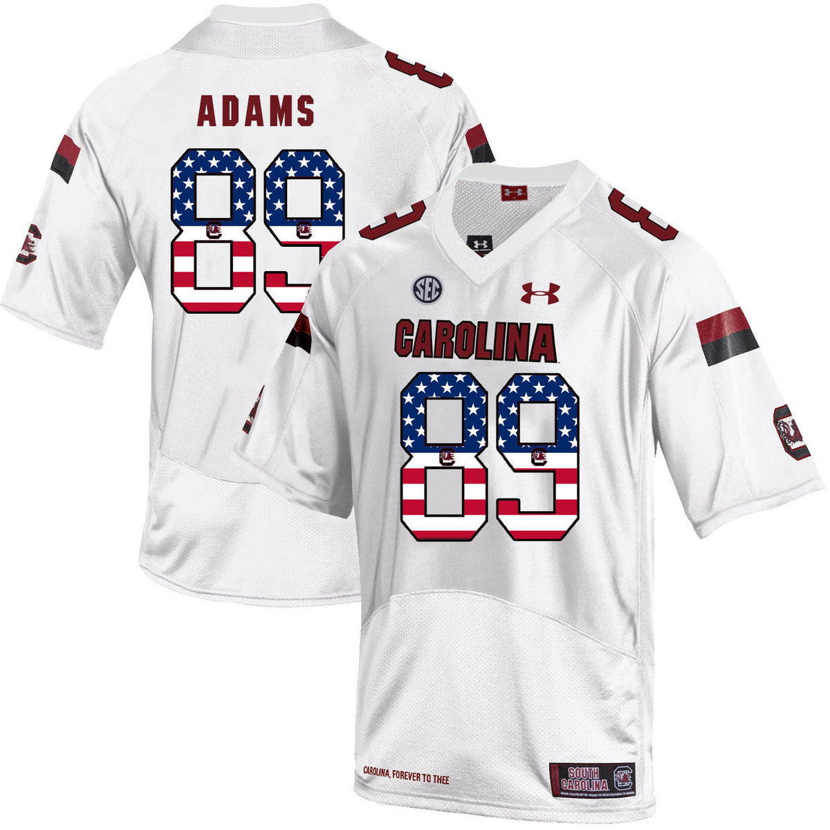 Jerell Adams South Carolina Gamecocks white jersey