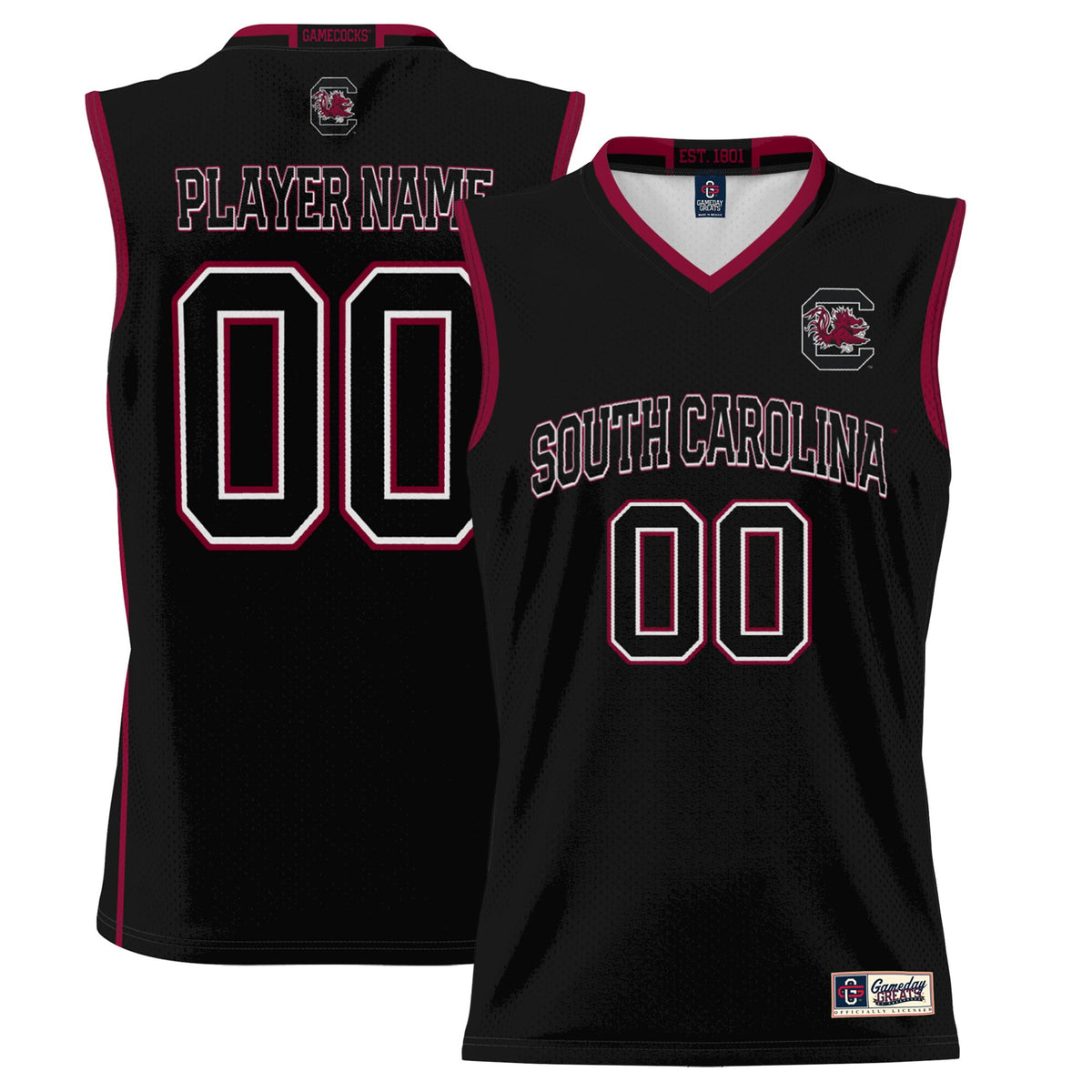South Carolina Gamecocks black jersey