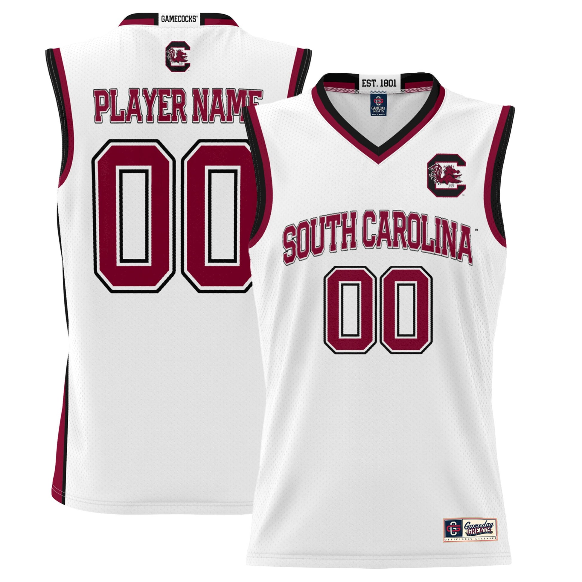 South Carolina Gamecocks white jersey
