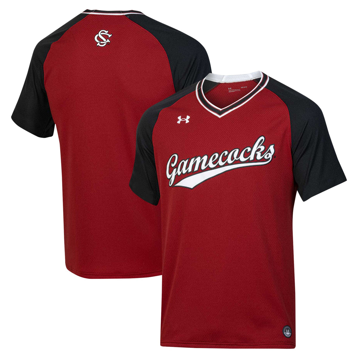 Under Armour Softball V-neck Garnet South Carolina Gamecocks jersey