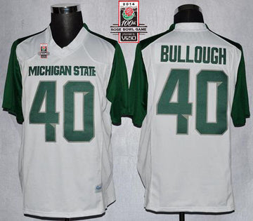 Max Bullough Michigan State Spartans white jersey