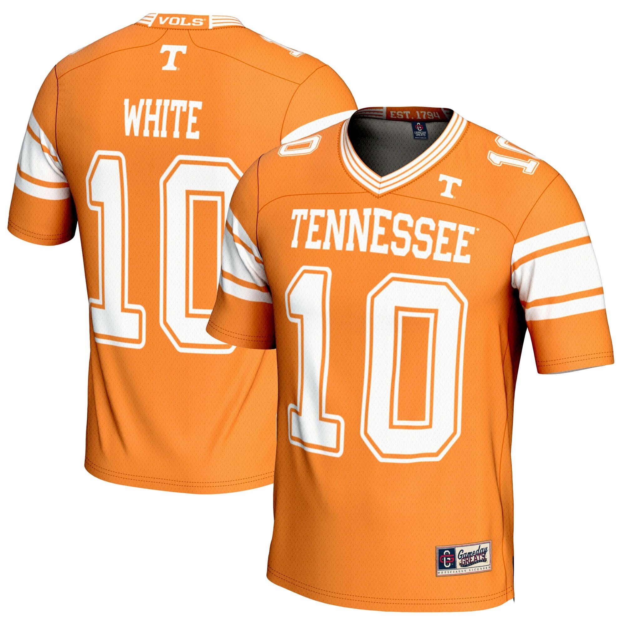 Squirrel Tennessee Volunteers white jersey