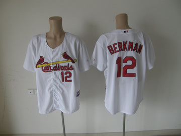 Berkman St. Louis Cardinals white jersey