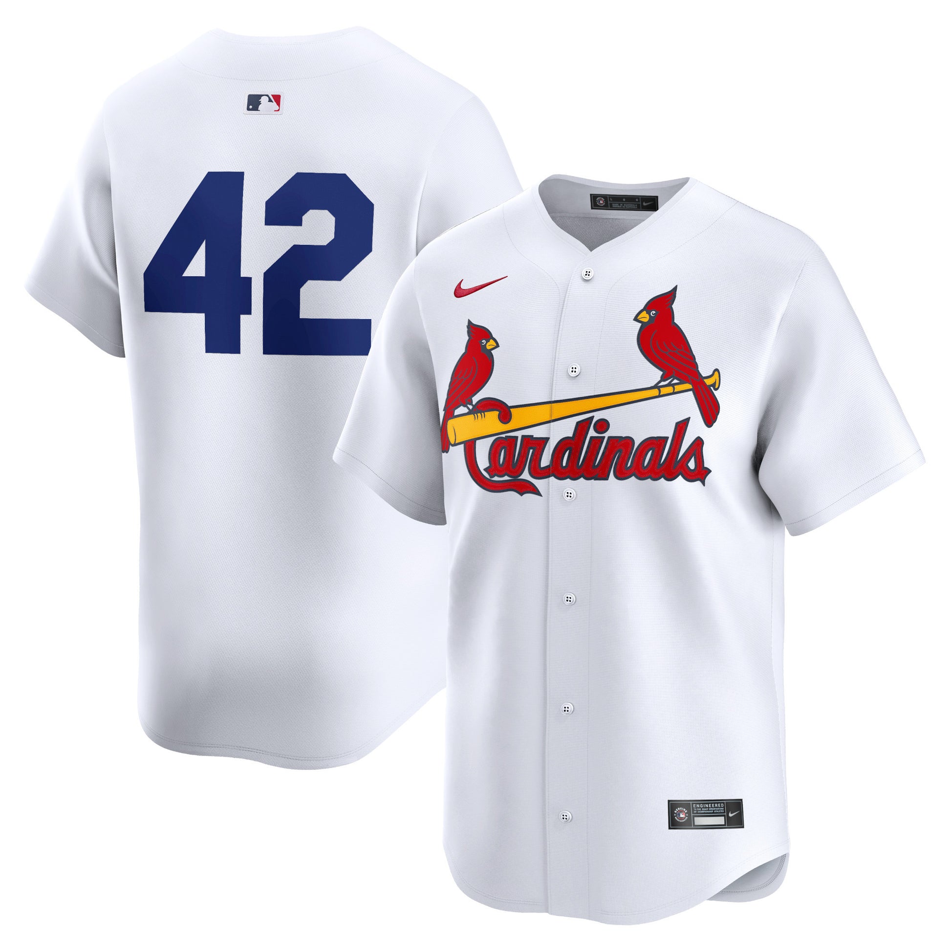 St. Louis Cardinals white Limited jersey