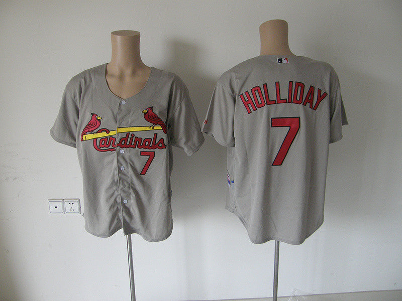 Holliday St. Louis Cardinals grey jersey