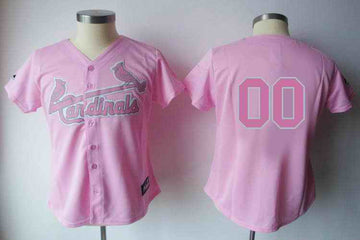 Custom St. Louis Cardinals pink jersey