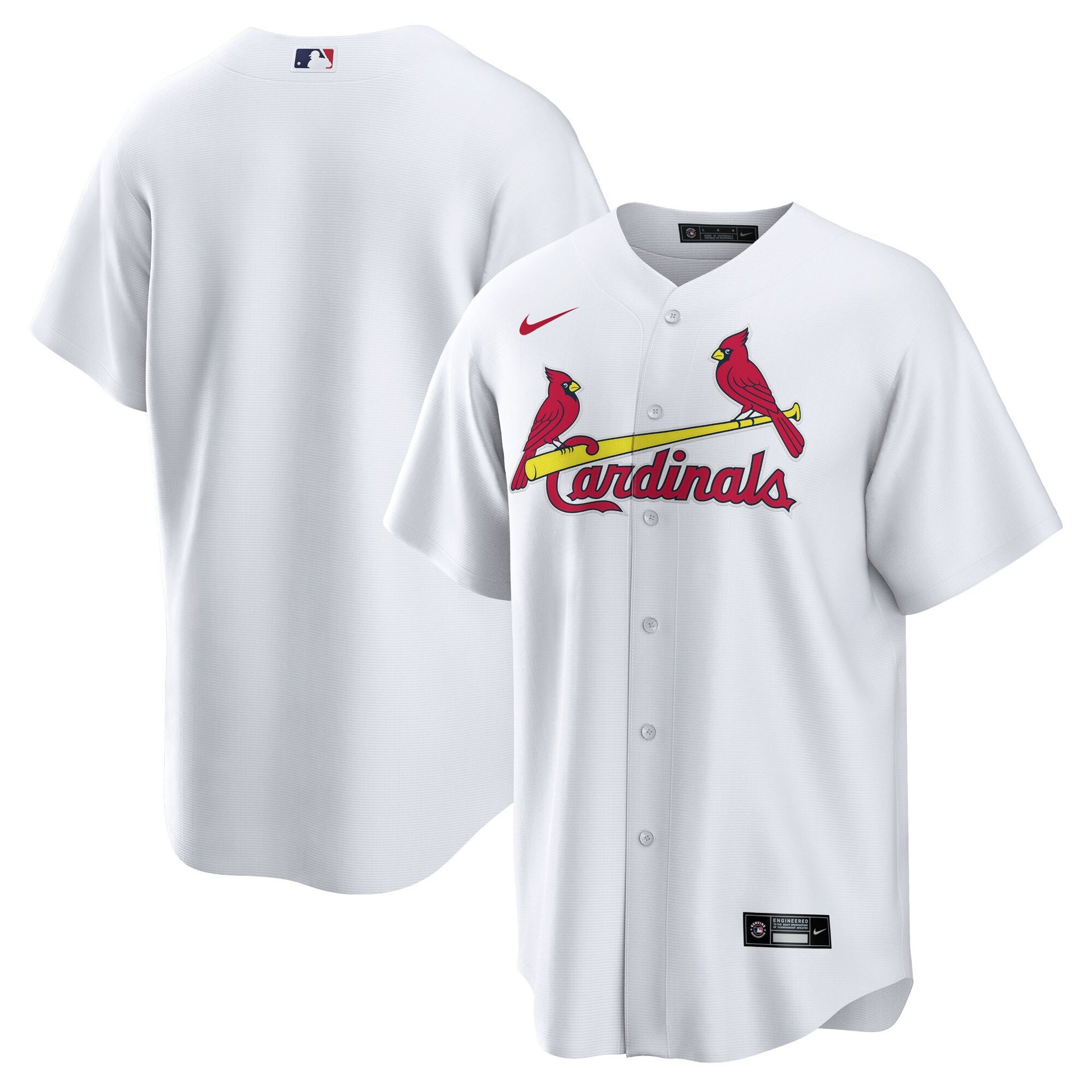 St. Louis Cardinals white Home jersey