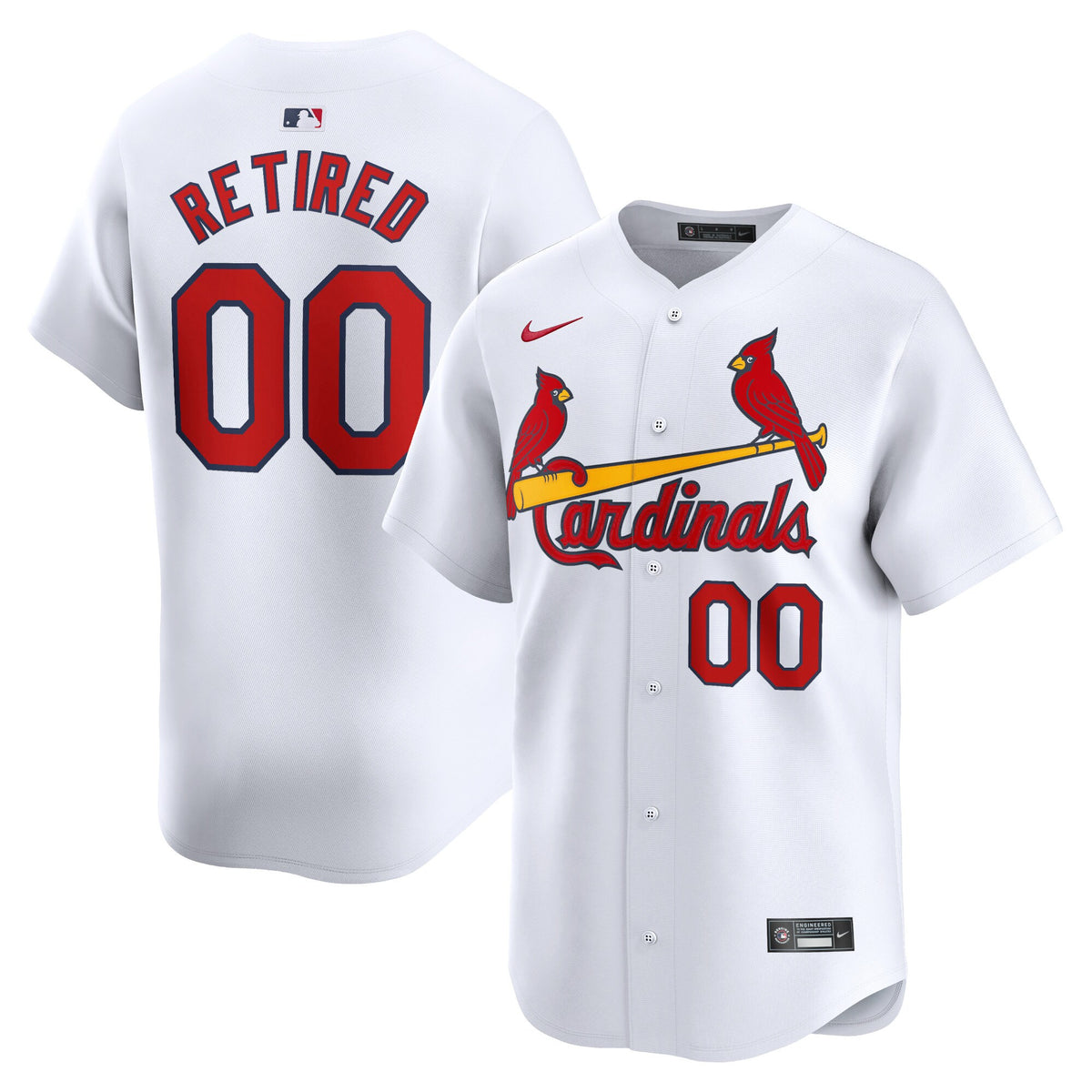 St. Louis Cardinals white Limited jersey