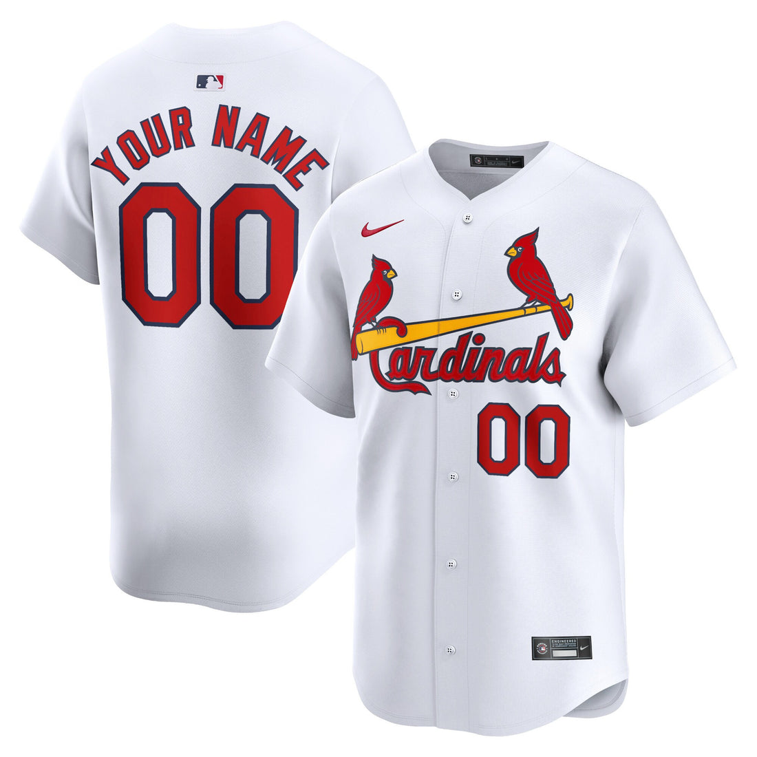 St. Louis Cardinals white Limited jersey