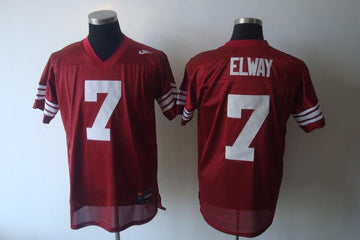 Standford Cardinals Standford Cardinals 7 Elway red jersey