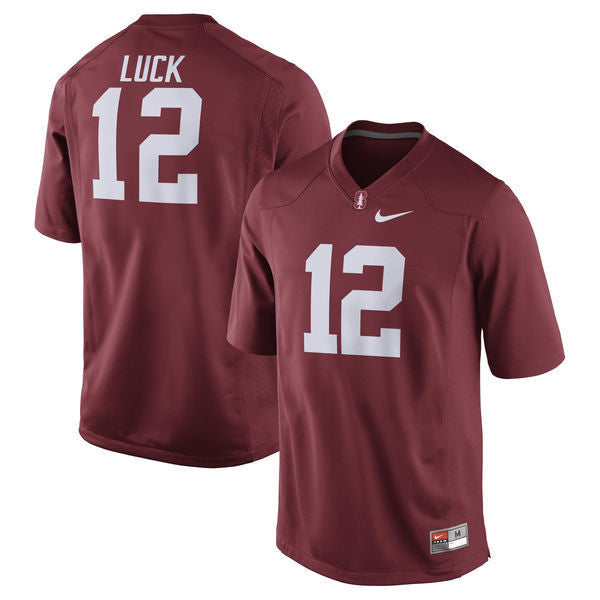 Andrew Luck Stanford Cardinal red jersey