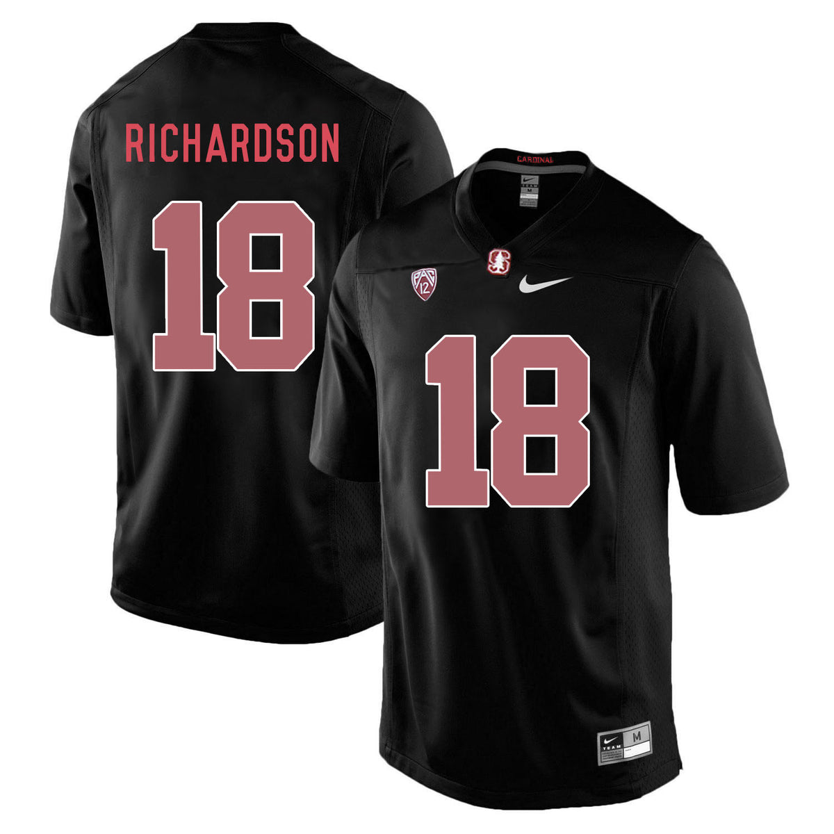 Jack Richardson Blackout College Stanford Cardinal jersey