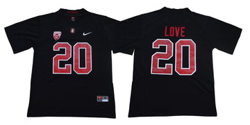 Bryce Love Blackout College Stanford Cardinal jersey