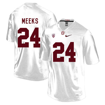 Quenton Meeks Stanford Cardinal white jersey
