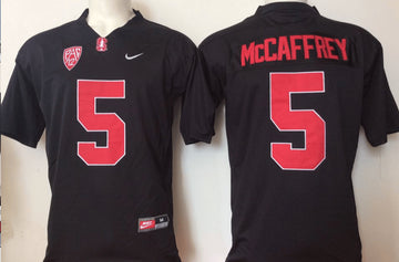 Christian McCaffrey Stanford Cardinal black jersey