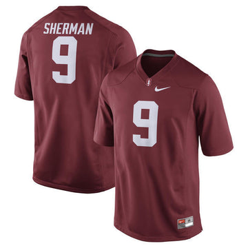 Richard Sherman Stanford Cardinal red jersey