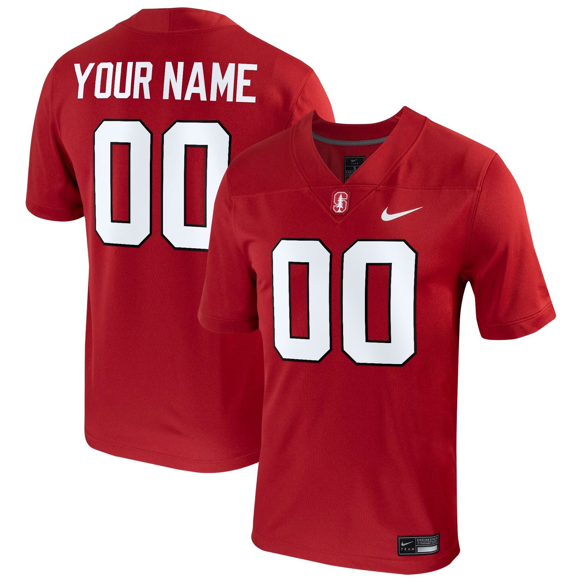Custom Stanford Cardinal jersey