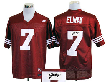 Stanford Cardinals Stanford Cardinals 7 Elway red jersey