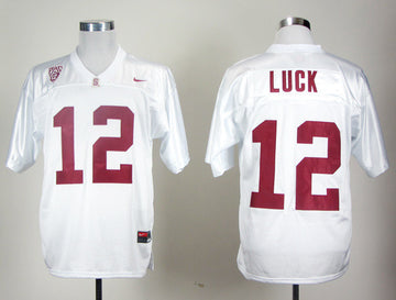 Stanford Cardinals Andrew Luck Stanford Cardinals Andrew Luck 12 white jersey
