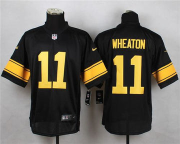 Markus Wheaton Pittsburgh Steelers black Elite jersey