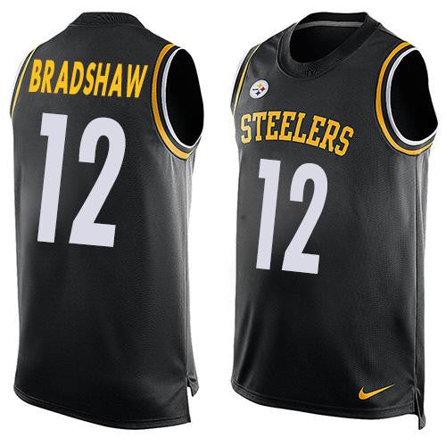 Terry Bradshaw Pittsburgh Steelers black Limited jersey