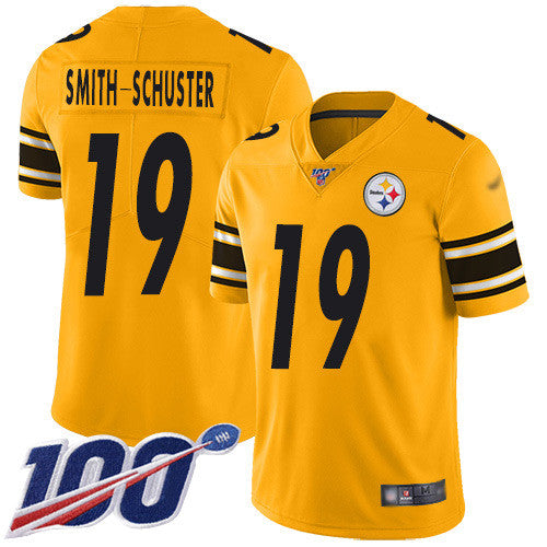 JuJu Smith-Schuster Pittsburgh Steelers gold Inverted Legend jersey