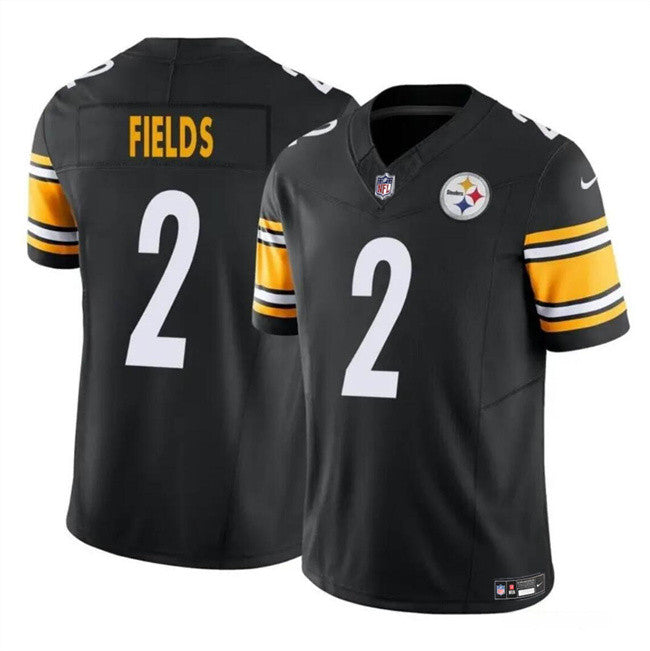 Justin Fields Pittsburgh Steelers black Vapor jersey