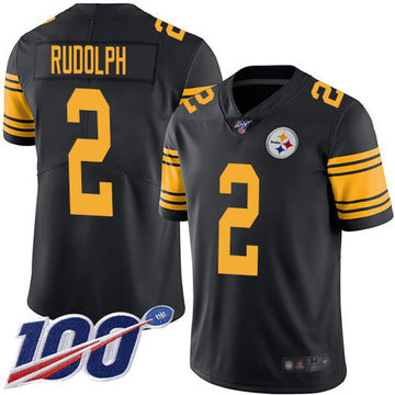 Mason Rudolph Pittsburgh Steelers black Limited jersey