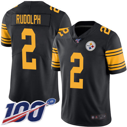 Mason Rudolph Pittsburgh Steelers black Limited jersey