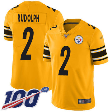 Mason Rudolph Pittsburgh Steelers gold Inverted Legend jersey