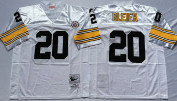 Rocky Bleier Pittsburgh Steelers white Throwback jersey