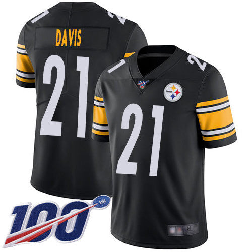 Sean Davis Pittsburgh Steelers black Vapor jersey