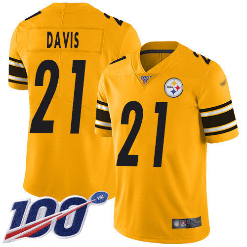 Sean Davis Pittsburgh Steelers gold Inverted Legend jersey