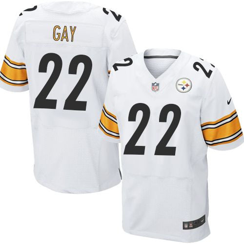 William Gay Pittsburgh Steelers white Elite jersey