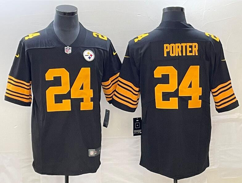 Joey Porter Pittsburgh Steelers black Color Rush jersey